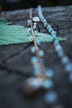 Load image into Gallery viewer, Ethiopian Opal & Sterling Silver long beaded necklace