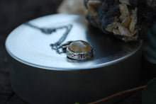 Load image into Gallery viewer, Delicate rutile quartz spinner necklace