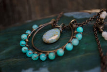 Load image into Gallery viewer, Amazonite Horseshoe Necklace