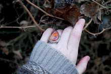 Load image into Gallery viewer, Robinson ranch plume agate sterling silver ring