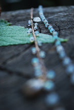 Load image into Gallery viewer, Ethiopian Opal &amp; Sterling Silver long beaded necklace
