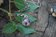 Load image into Gallery viewer, Star ruby pendant sterling silver pendant necklace
