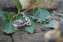 Load image into Gallery viewer, Star ruby pendant sterling silver pendant necklace
