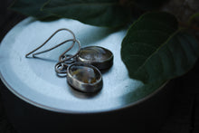 Load image into Gallery viewer, Golden rutilated quartz sterling silver earrings
