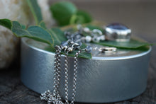 Load image into Gallery viewer, Star ruby pendant sterling silver pendant necklace
