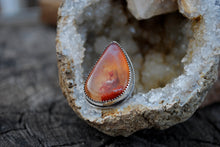 Load image into Gallery viewer, Robinson ranch plume agate sterling silver ring
