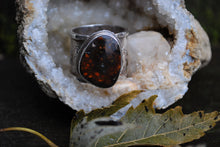 Load image into Gallery viewer, Fire Agate men&#39;s ring - size 12
